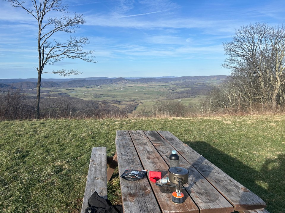 View from Chestnut Knob Shelter